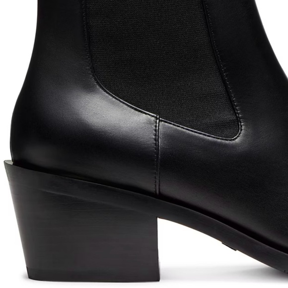 Stuart Weitzman Miley Western Inspired Boot - Black 7.5 - Picture 7 of 16